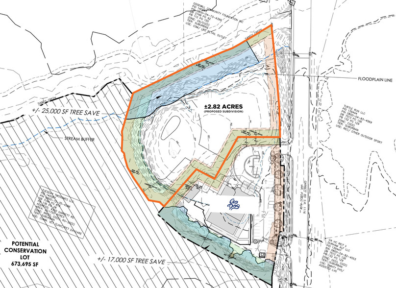 4350 Garrett Rd, Durham, NC à vendre - Plan de site - Image 2 de 7