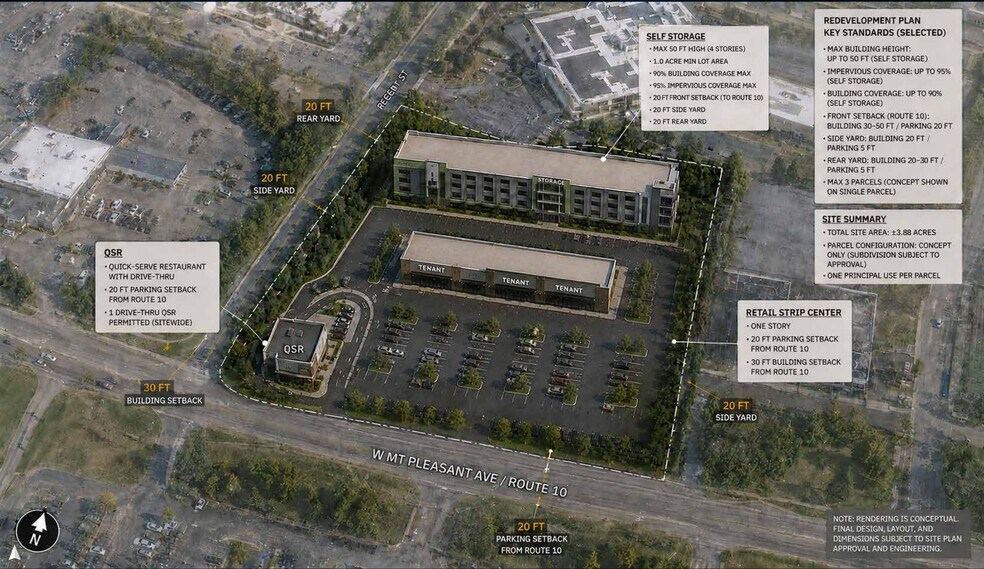576-586 W Mt. Pleasant Ave, Livingston, NJ à louer - Autre - Image 2 de 2