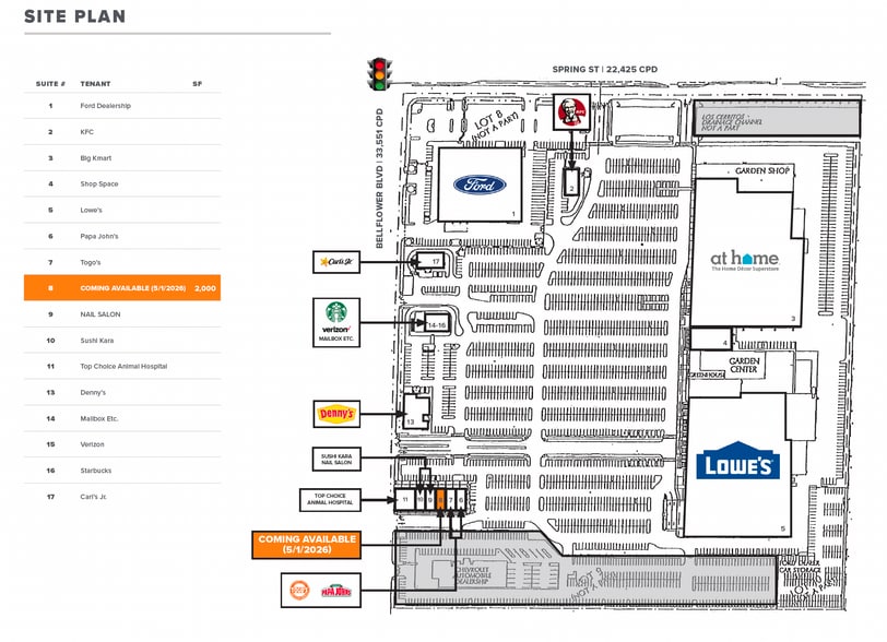 2900 N Bellflower Blvd, Long Beach, CA à louer - Photo du bâtiment - Image 2 de 18