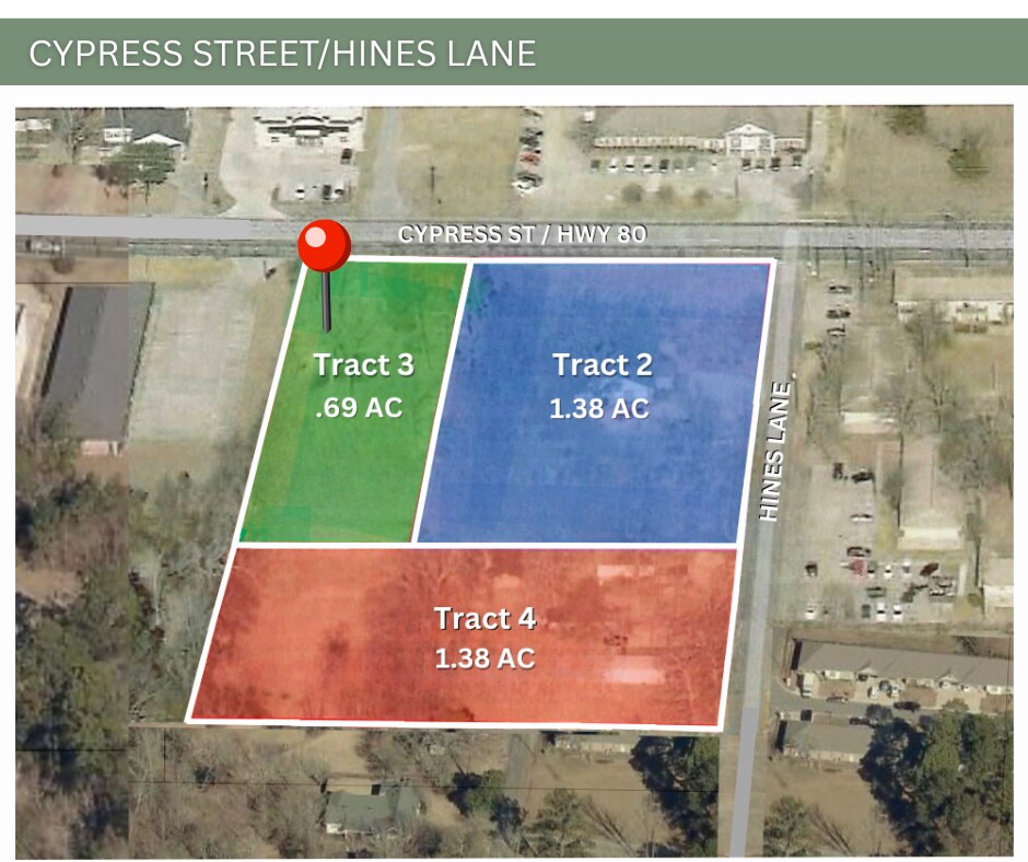 3709 Cypress St, West Monroe, LA à vendre Plan cadastral- Image 1 de 6