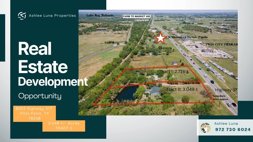 8293 Highway 377, Pilot Point, TX à vendre - Vidéo sur l’inscription commerciale - Image 2 de 12
