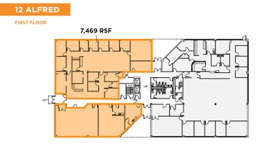 12 Alfred St, Woburn, MA for lease Floor Plan- Image 1 of 1