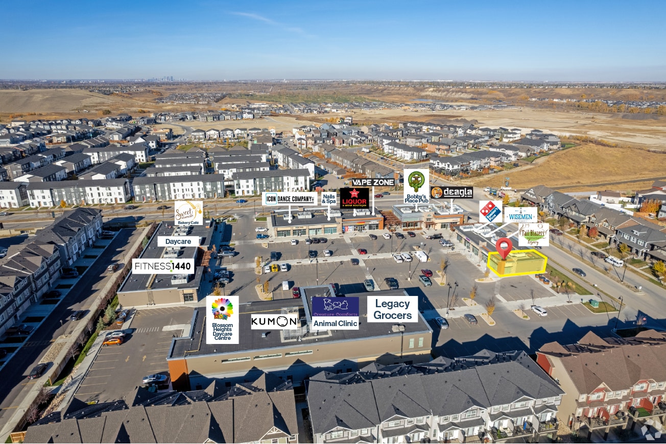 47 Legacy Vw SE, Calgary, AB for lease Aerial- Image 1 of 6