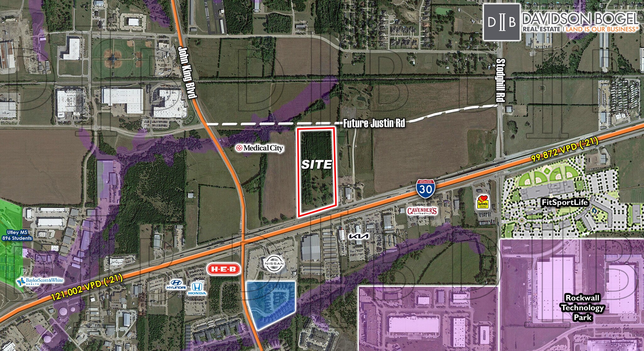 Rockwall - I-30 & John King Blvd - NEQ - CU - News, Rockwall, TX à vendre Photo du bâtiment- Image 1 de 3