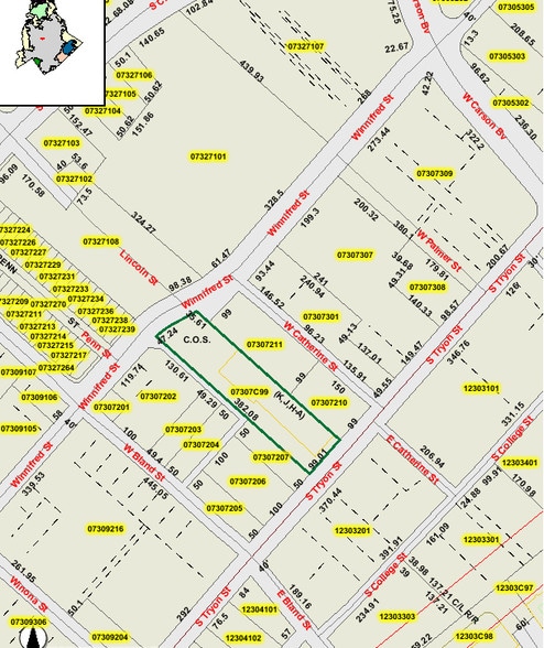 1310 S Tryon St, Charlotte, NC for lease - Plat Map - Image 2 of 30