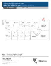 653 N Town Center Dr, Las Vegas, NV à louer Plan d’étage- Image 1 de 1