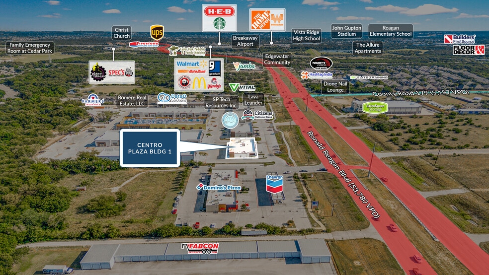 14300 Ronald Reagan Blvd, Cedar Park, TX à vendre - Photo du bâtiment - Image 2 de 7