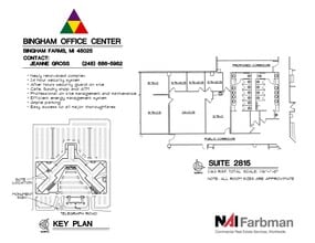 30600-30700 - 30800 Telegraph Rd, Bingham Farms, MI for lease Floor Plan- Image 2 of 2