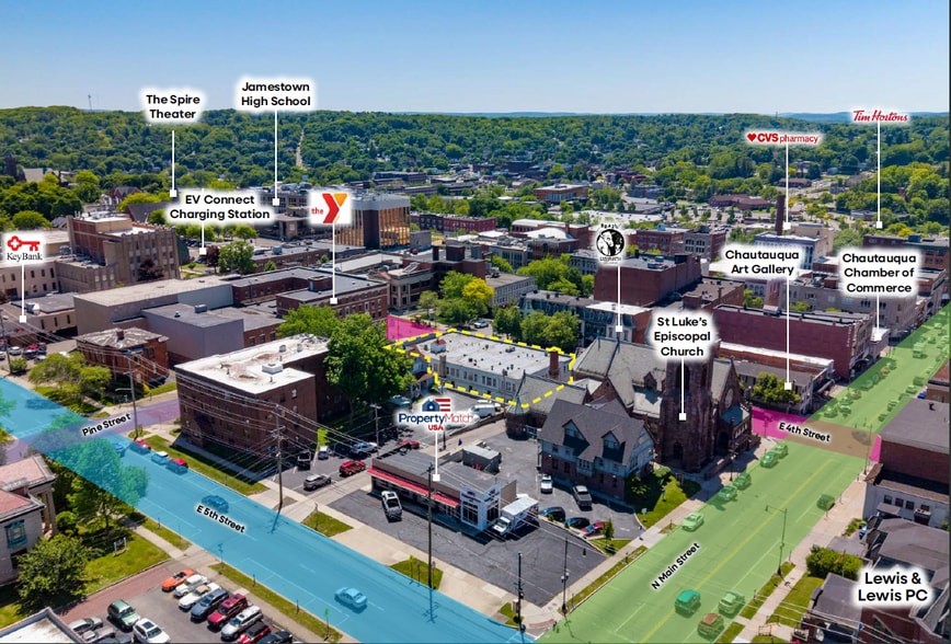9-25 E 4th St, Jamestown, NY for sale - Building Photo - Image 2 of 6
