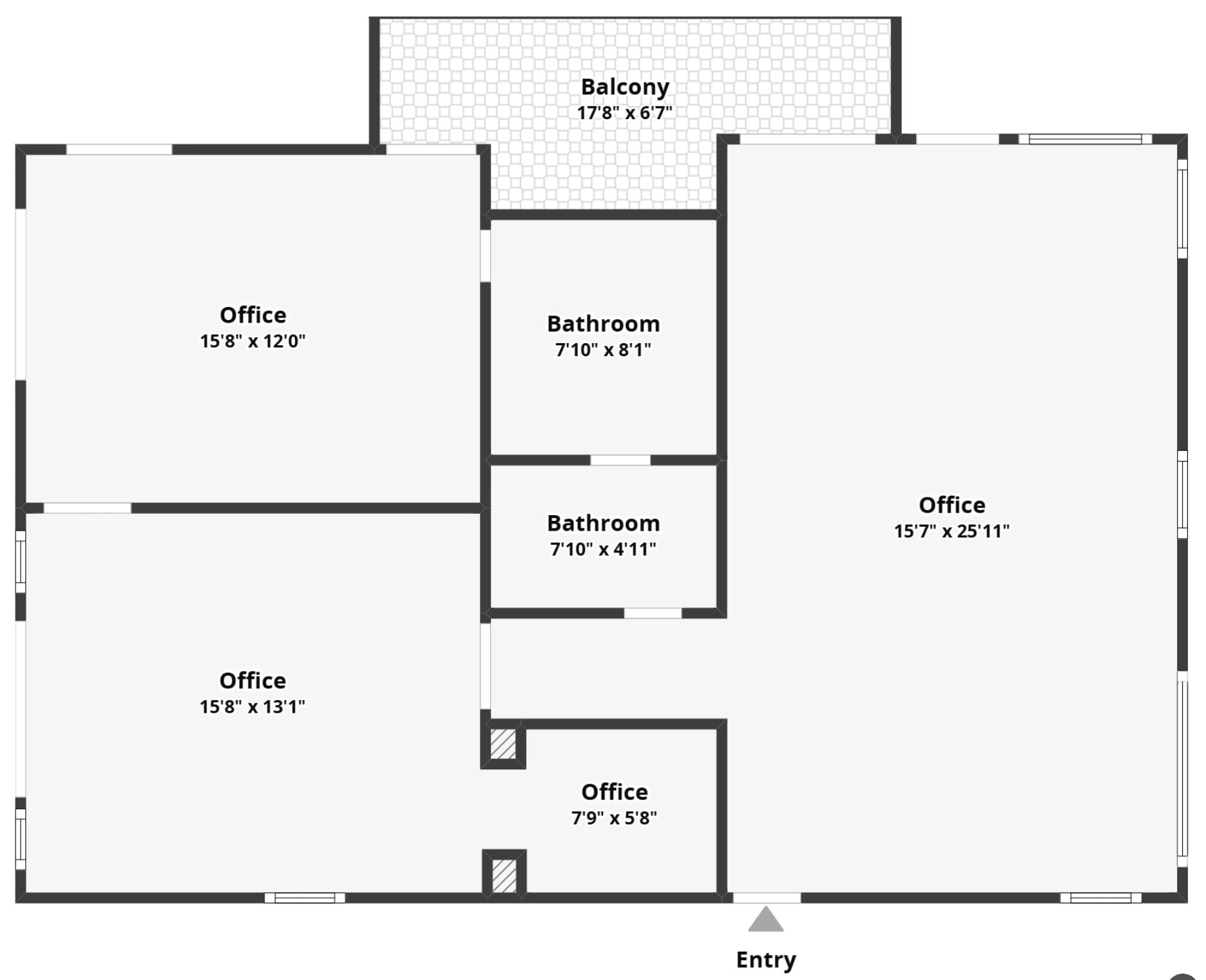 6180 Bowdendale Ave, Jacksonville, FL à louer Plan d’étage- Image 1 de 15