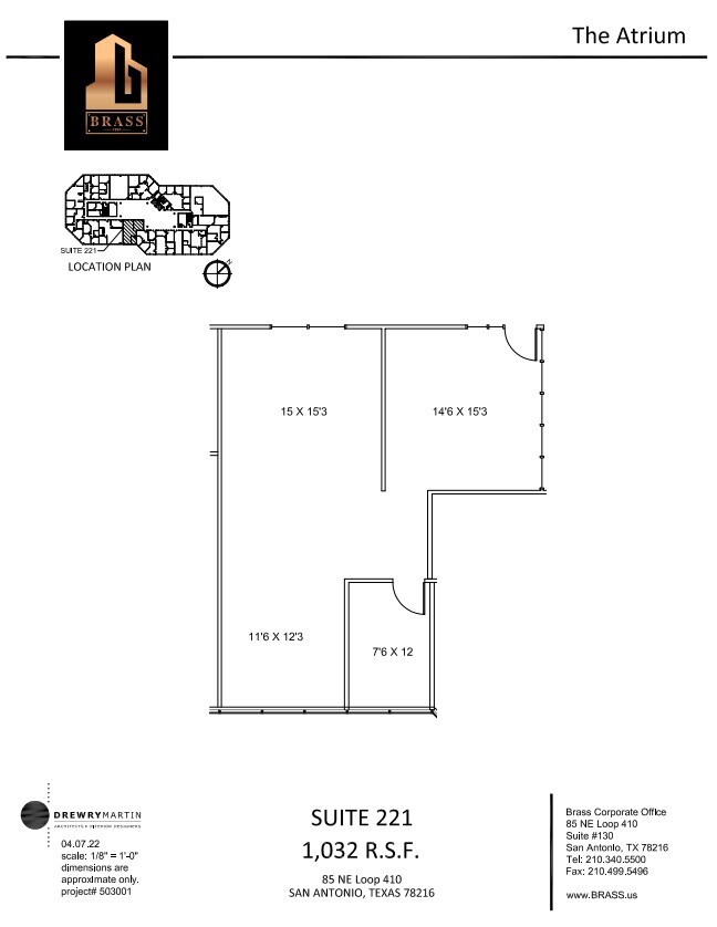 85 NE Loop 410, San Antonio, TX for lease Floor Plan- Image 1 of 1