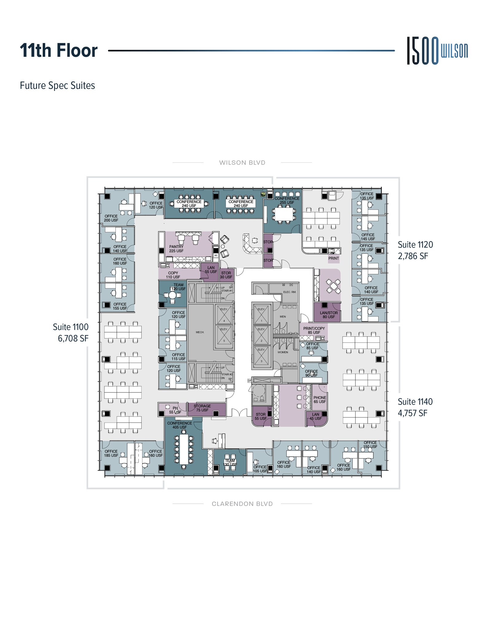 1500 Wilson Blvd, Arlington, VA for lease Floor Plan- Image 1 of 5