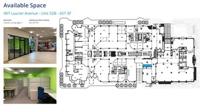 407 Laurier Ave W, Ottawa, ON for lease Floor Plan- Image 2 of 2