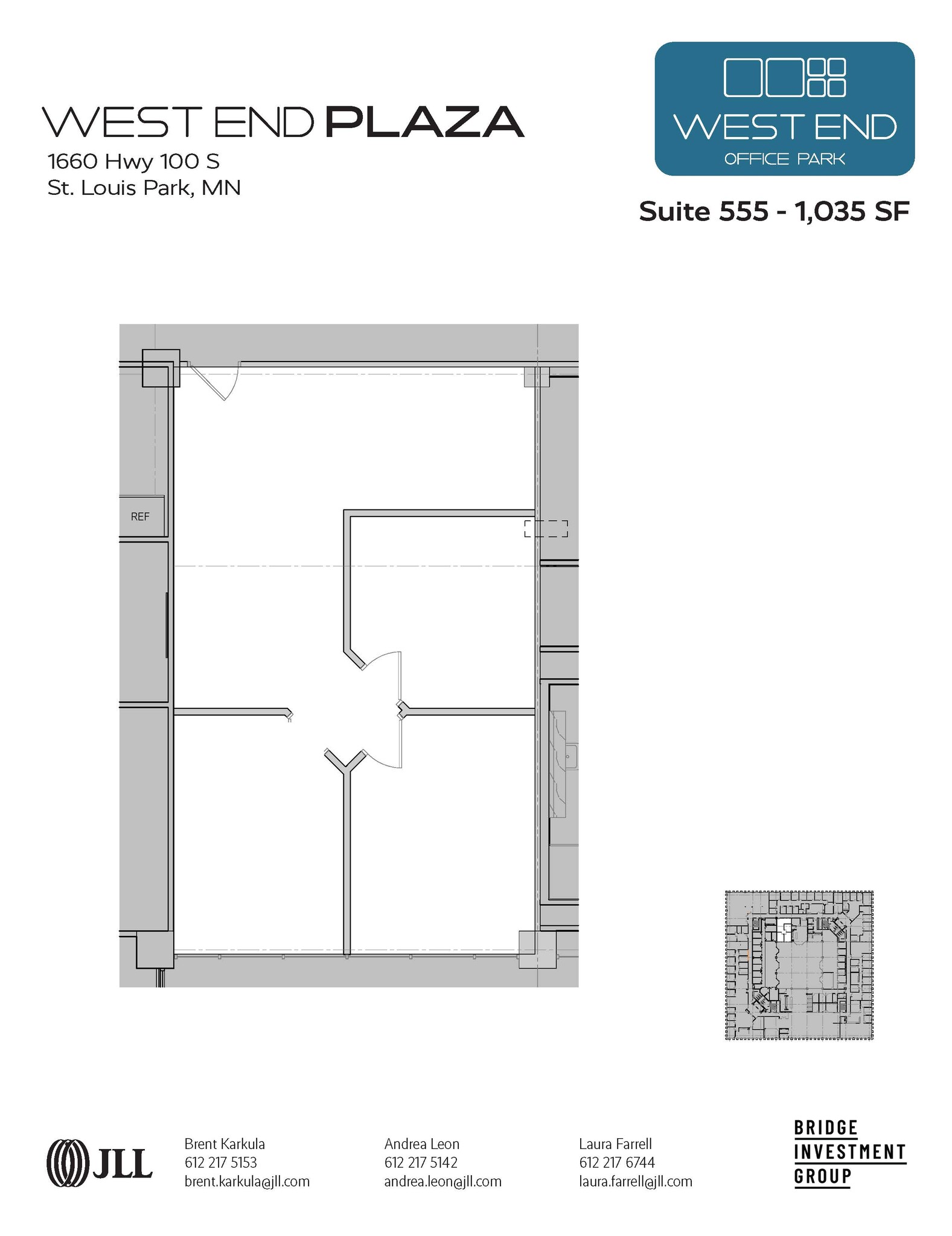 1665 Utica Ave S, Saint Louis Park, MN for lease Floor Plan- Image 1 of 1