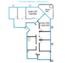 5001 E Commercenter Dr, Bakersfield, CA à louer Plan d  tage- Image 1 de 1