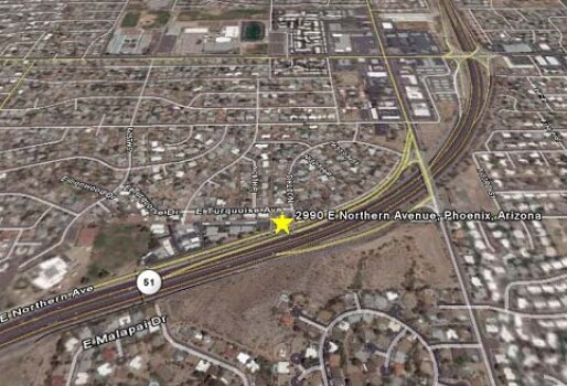 2990 E Northern Ave, Phoenix, AZ à louer - Aérien - Image 3 de 9