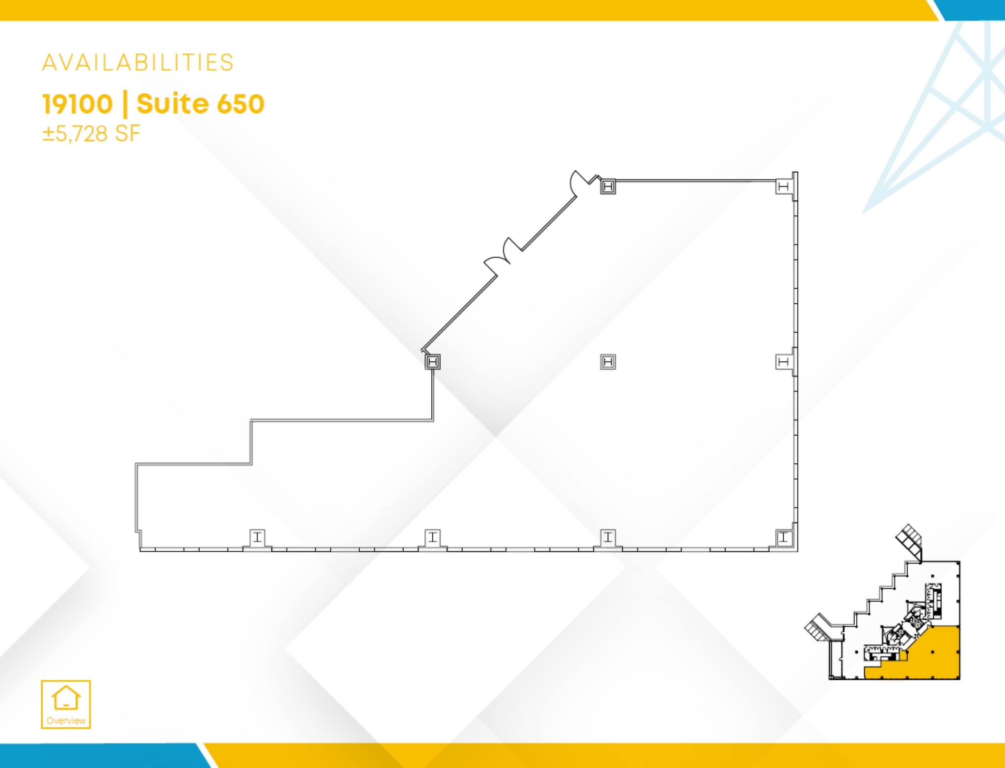 19100-19200 Von Karman Ave, Irvine, CA for lease Floor Plan- Image 1 of 2