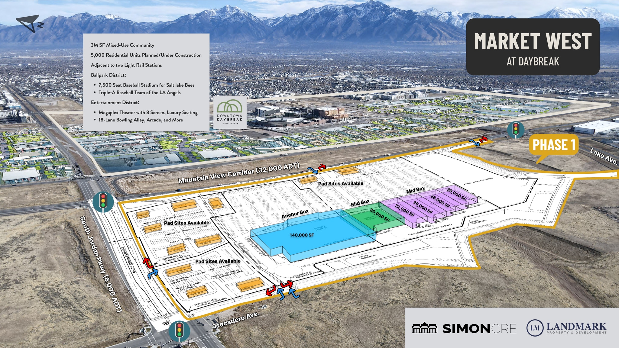Mountain View Corridor & South Jordan Pkwy, South Jordan, UT for lease Construction Photo- Image 1 of 13
