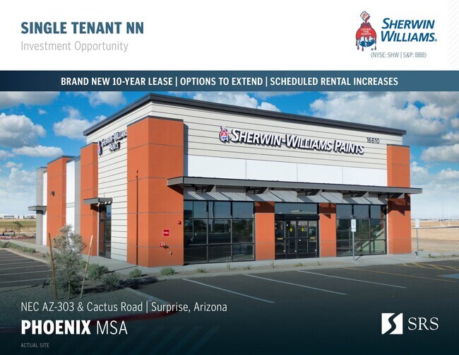 Plus de détails pour 16610 W Cactus Rd, Surprise, AZ - Commerce de détail à vendre