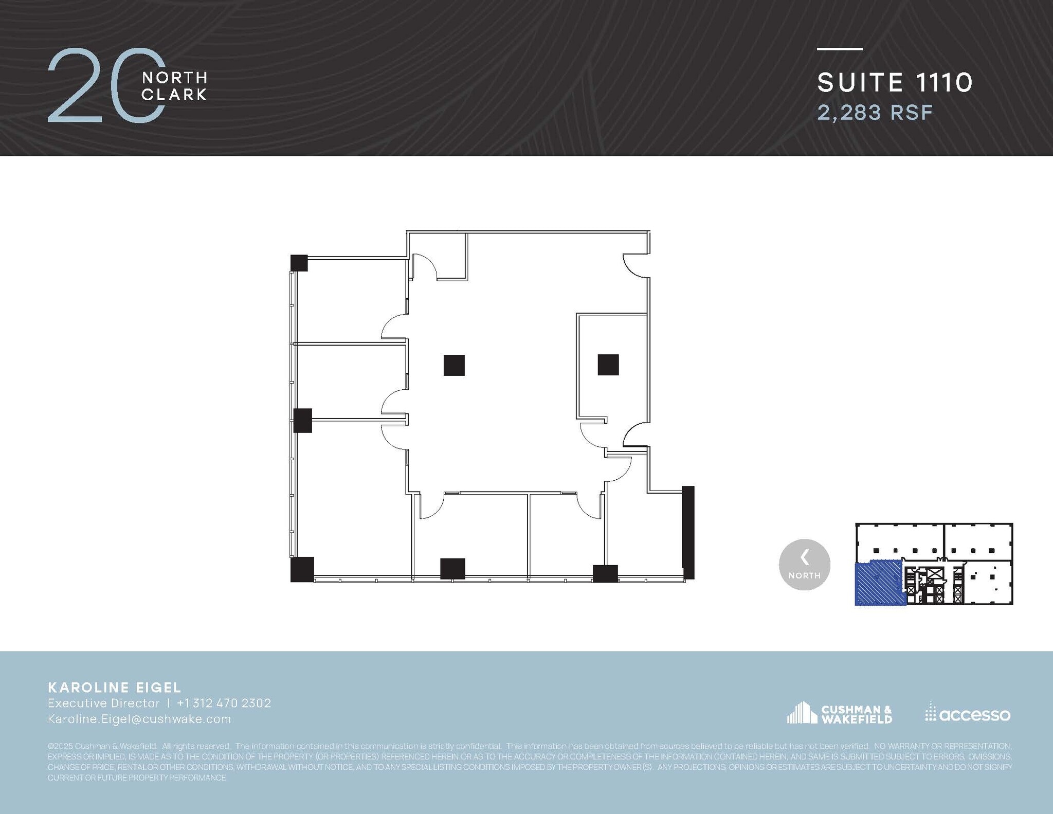 20 N Clark St, Chicago, IL for lease Floor Plan- Image 1 of 1
