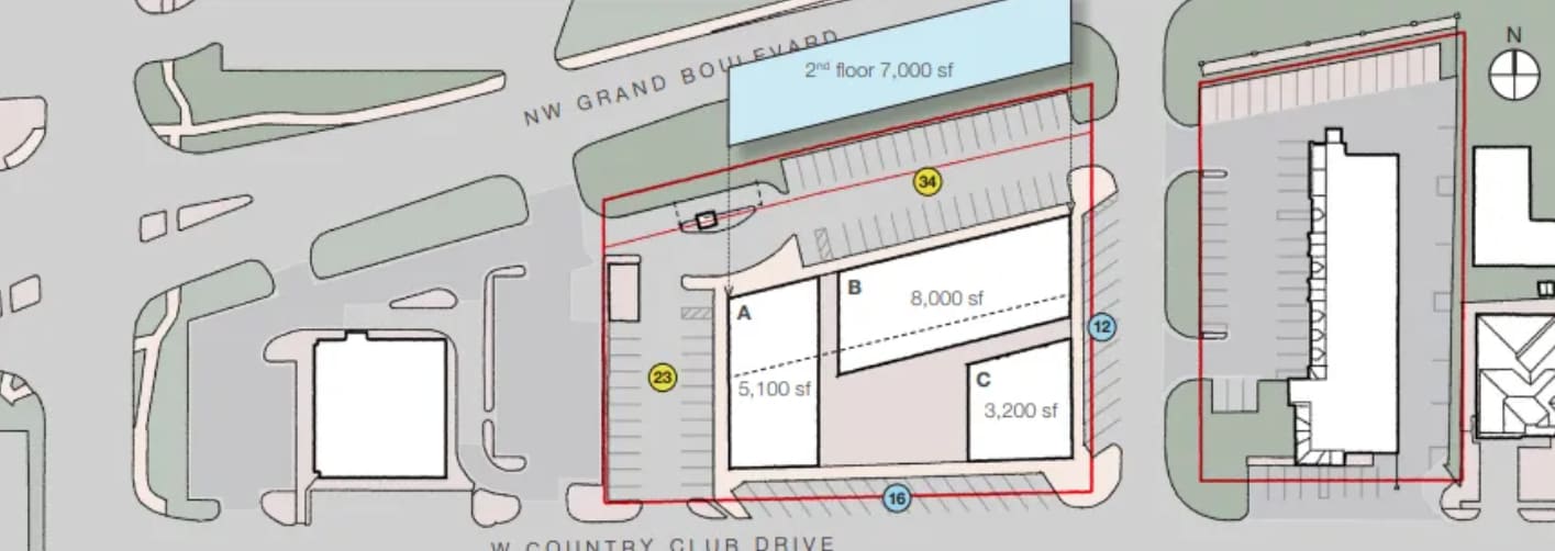 2800 NW Grand Blvd, Oklahoma City, OK à louer Plan de site- Image 1 de 2