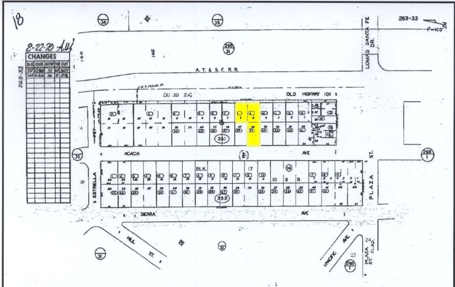 153 N Highway 101, Solana Beach, CA for lease - Plat Map - Image 2 of 26