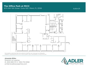 1200 NW 78th Ave, Doral, FL à louer Plan d’étage- Image 1 de 1