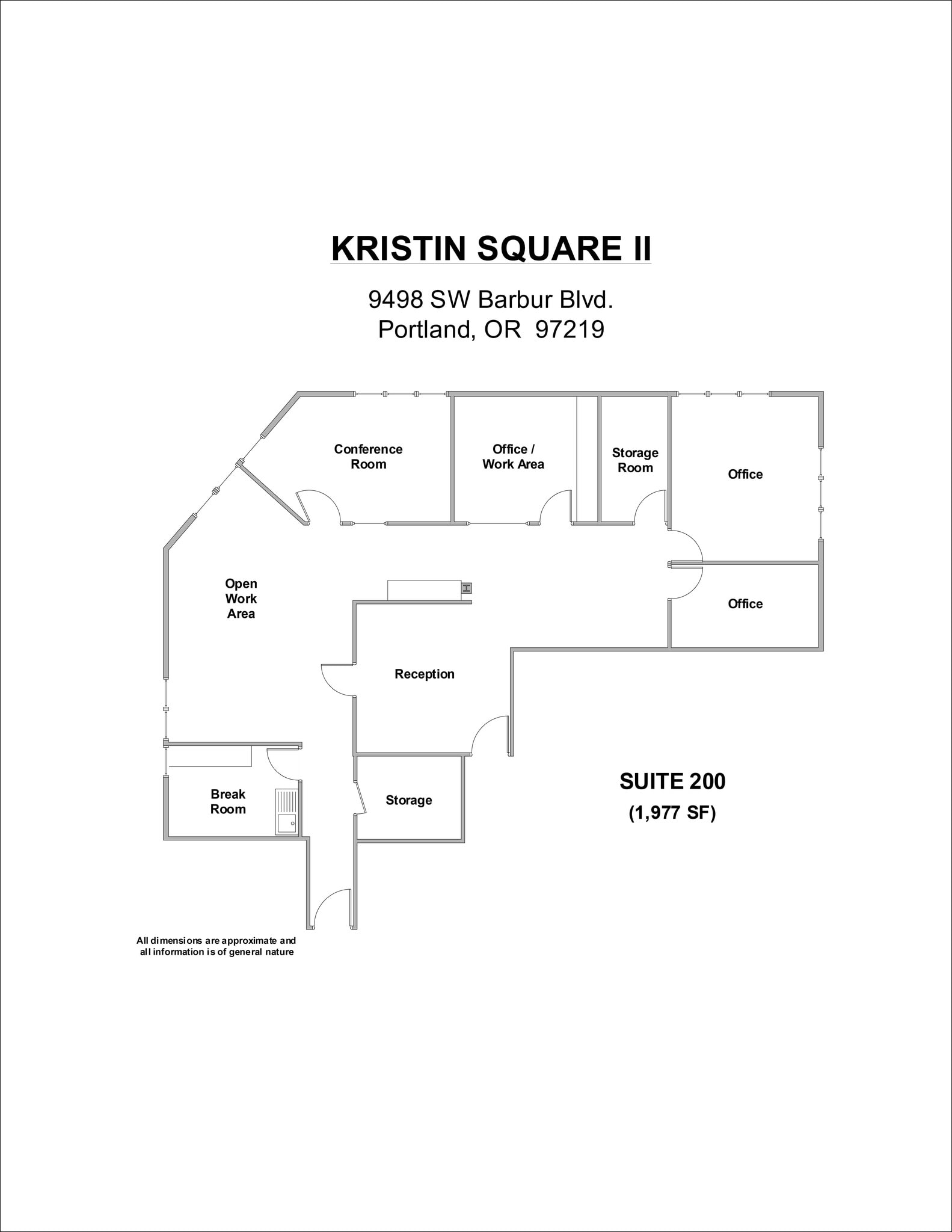 9500 SW Barbur Blvd, Portland, OR for lease Site Plan- Image 1 of 1
