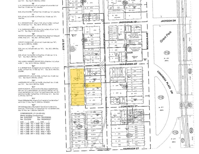 401 S State St, Chicago, IL for lease - Plat Map - Image 2 of 10