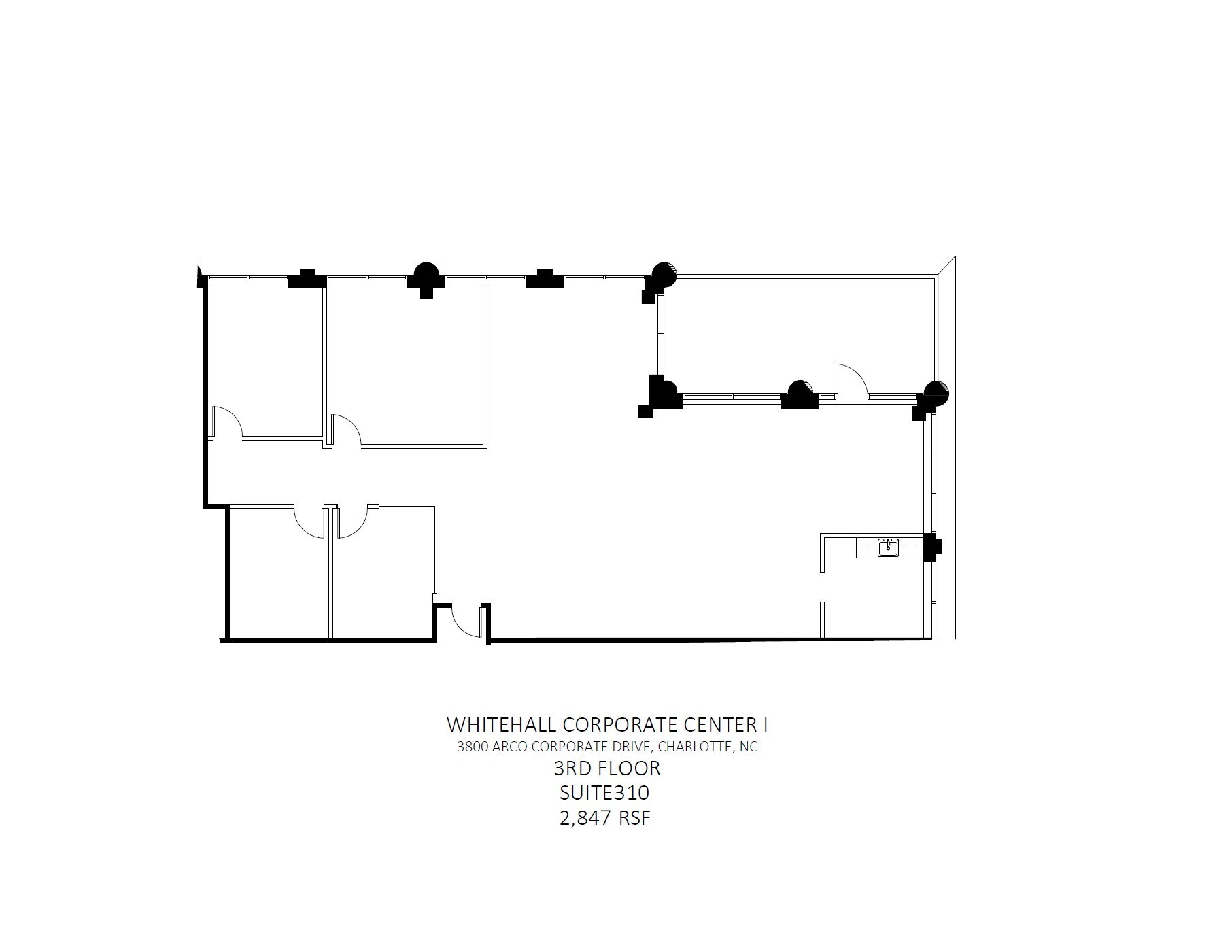 3800 Arco Corporate Dr, Charlotte, NC for lease Site Plan- Image 1 of 1