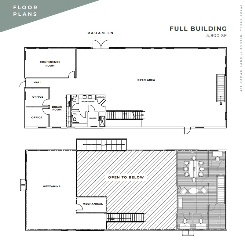 411 Radam Ln, Austin, TX for lease Floor Plan- Image 1 of 1