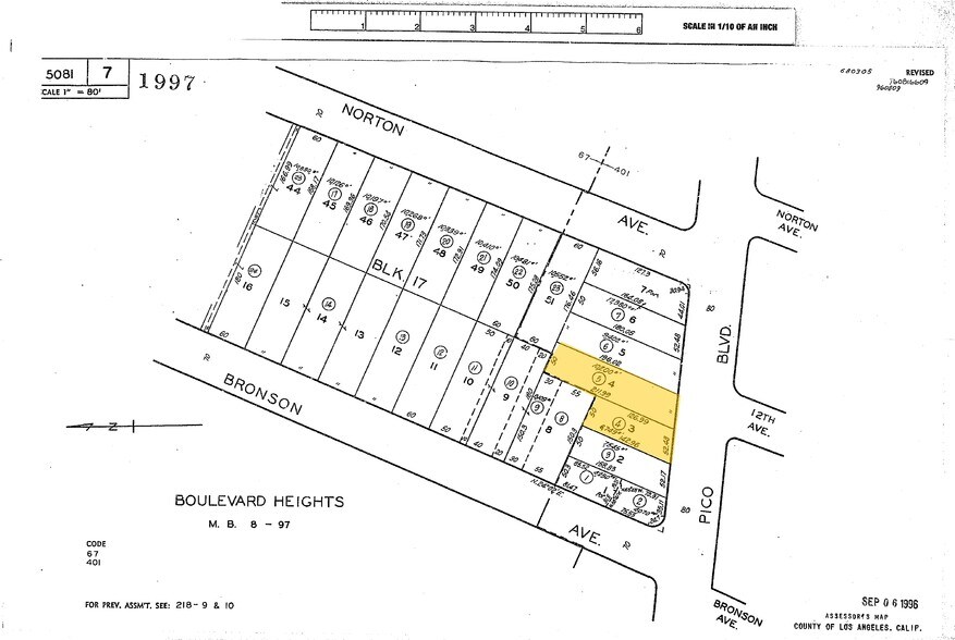 4077 W Pico Blvd, Los Angeles, CA à louer - Plan cadastral - Image 2 de 12