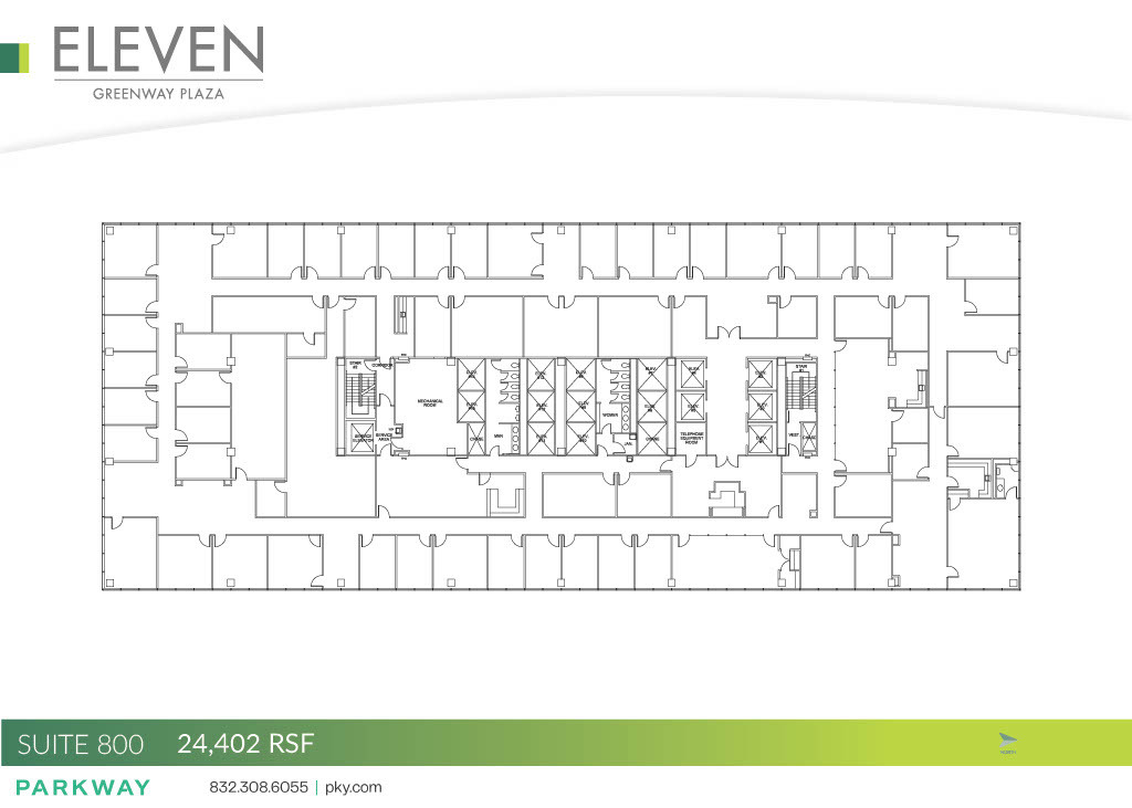 11 Greenway Plz, Houston, TX à louer Plan d  tage- Image 1 de 1