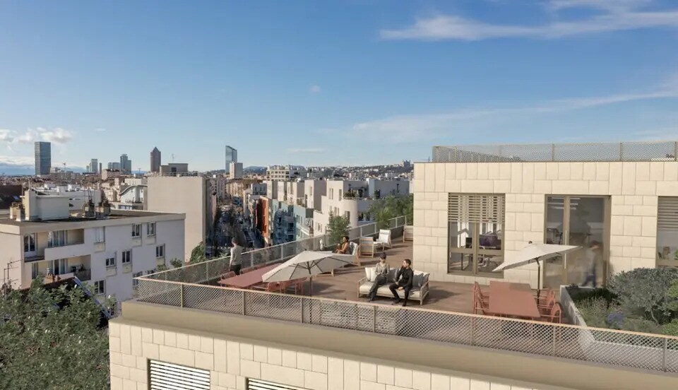 Bureau dans Villeurbanne à vendre - Photo du bâtiment - Image 2 de 8