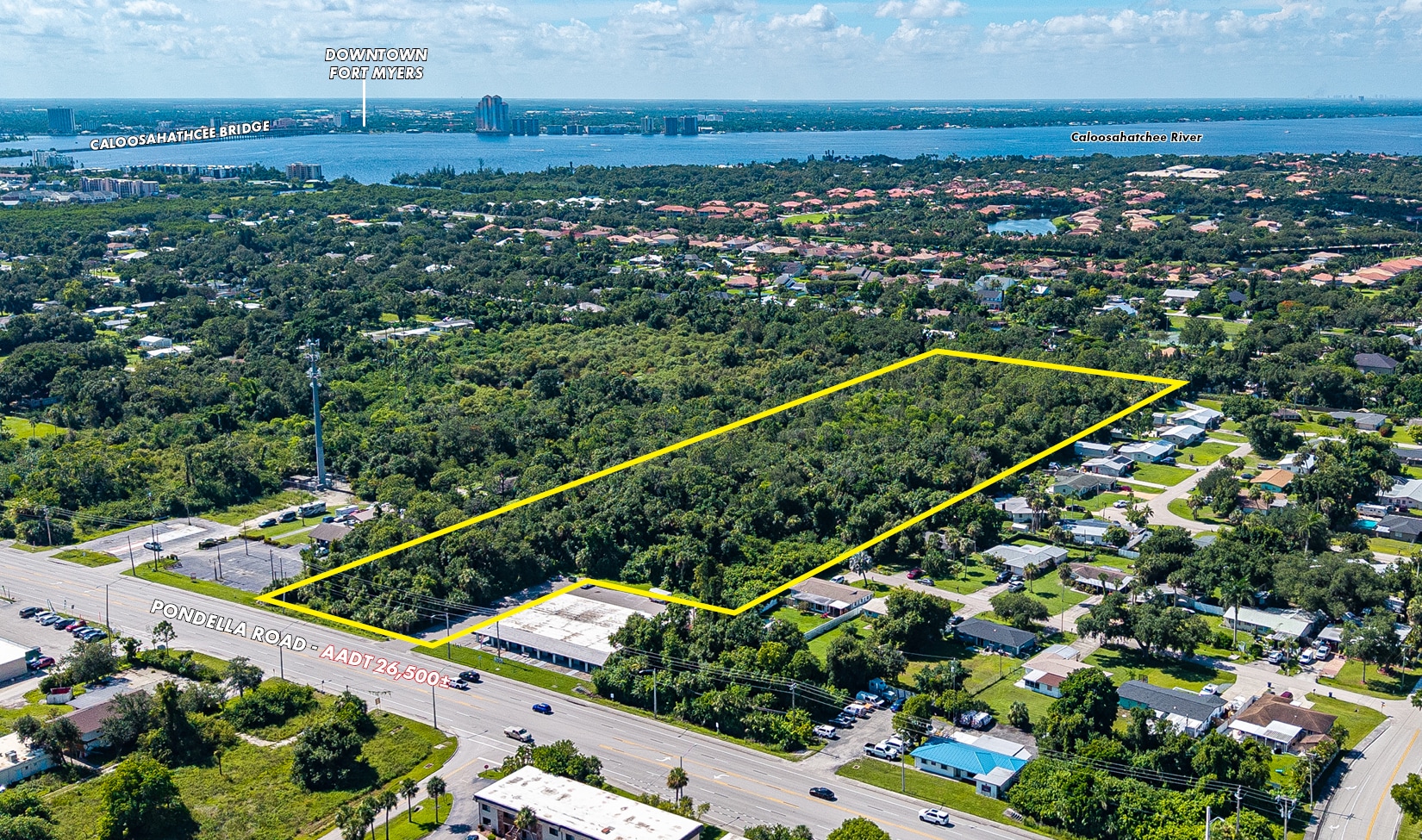 685 Pondella Rd, North Fort Myers, FL à vendre Aérien- Image 1 de 9