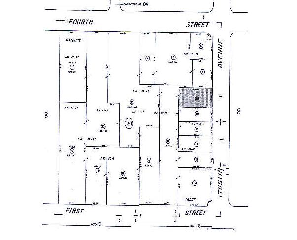 300-302 N Tustin Ave, Santa Ana, CA for lease - Plat Map - Image 2 of 16