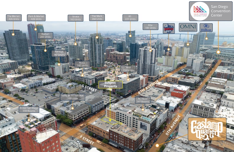 748-752 6th Ave, San Diego, CA à vendre - Photo du bâtiment - Image 3 de 9