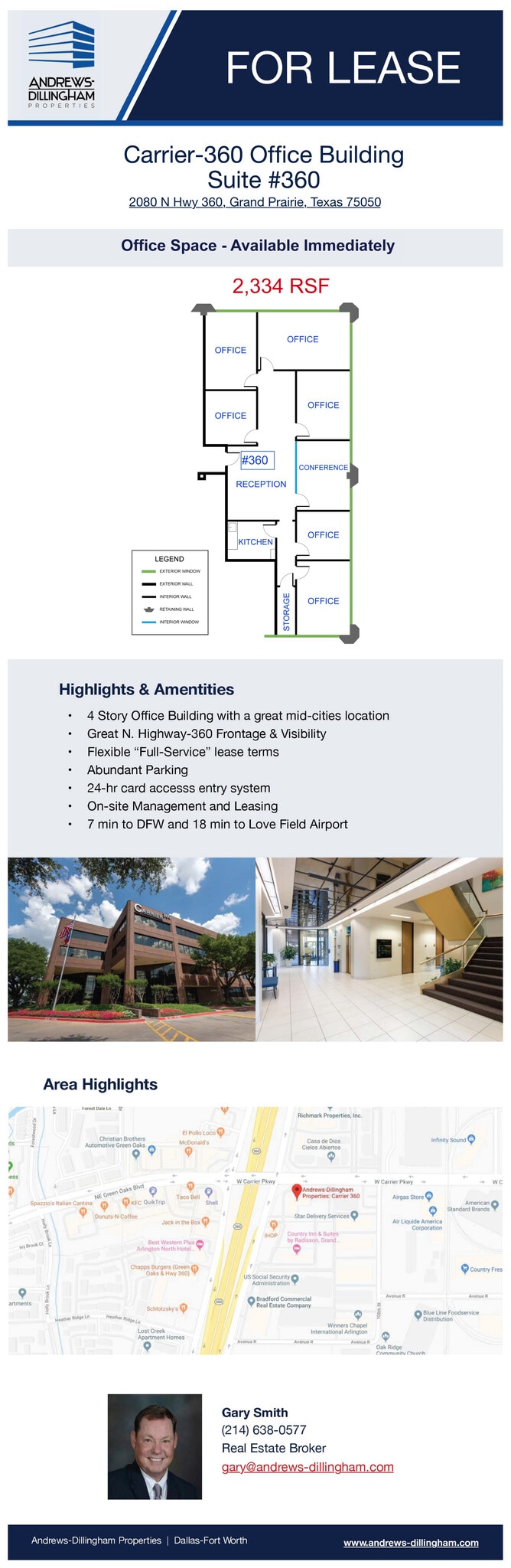 2080 N State Highway 360, Grand Prairie, TX for lease Floor Plan- Image 1 of 1