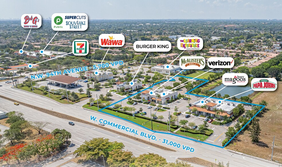 9400-9440 W Commercial Blvd, Fort Lauderdale, FL for lease - Building Photo - Image 3 of 8