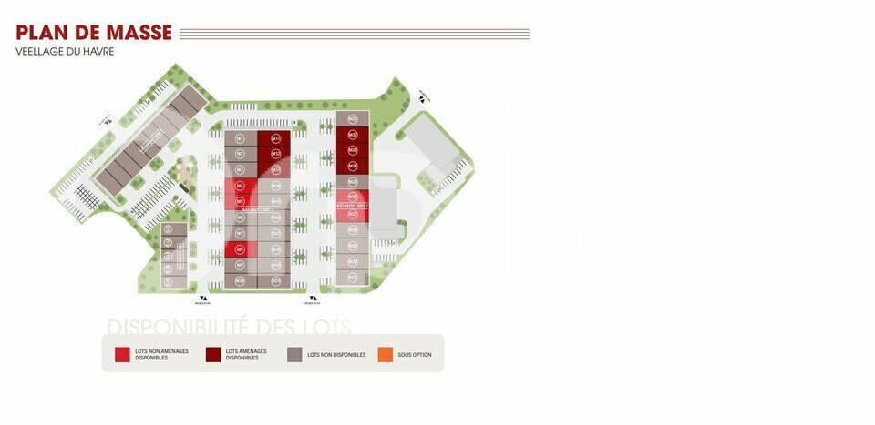 Flex in Le Havre for lease - Site Plan - Image 3 of 3