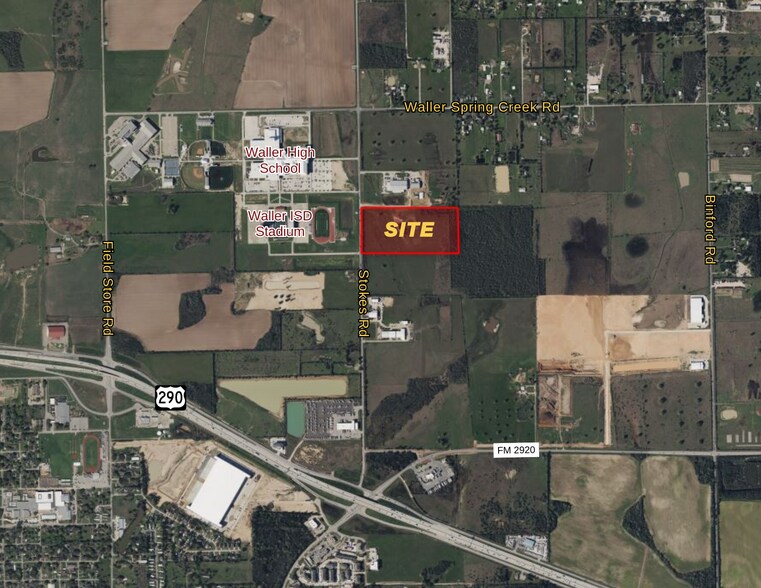 0 Stokes Rd, Waller, TX à vendre - Photo du bâtiment - Image 2 de 3