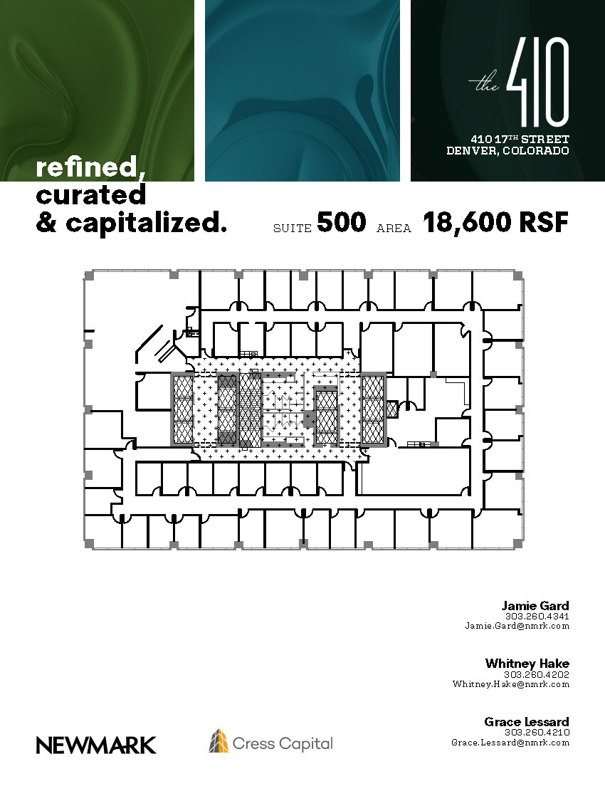 410 17th St, Denver, CO for lease Floor Plan- Image 1 of 1