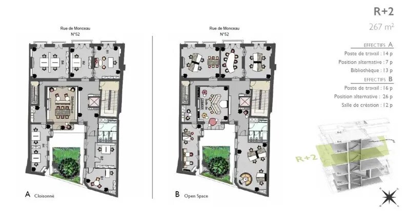 52 Rue De Monceau, Paris for lease Floor Plan- Image 1 of 7