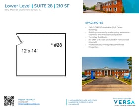 6912 Main St, Downers Grove, IL for lease Floor Plan- Image 1 of 1