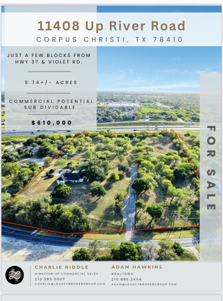 Plus de détails pour 11408 Up River Rd, Corpus Christi, TX - Terrain à vendre