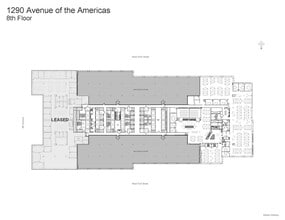 1290 Avenue of the Americas, New York, NY à louer Plan d’étage- Image 2 de 2