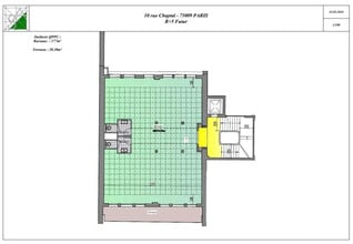 10 Rue Chaptal, Paris à louer Plan d’étage- Image 1 de 3