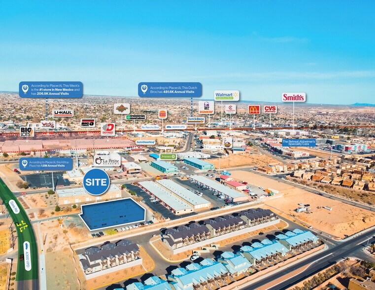 4311 Sara Rd SE, Albuquerque, NM à louer - Aérien - Image 3 de 11