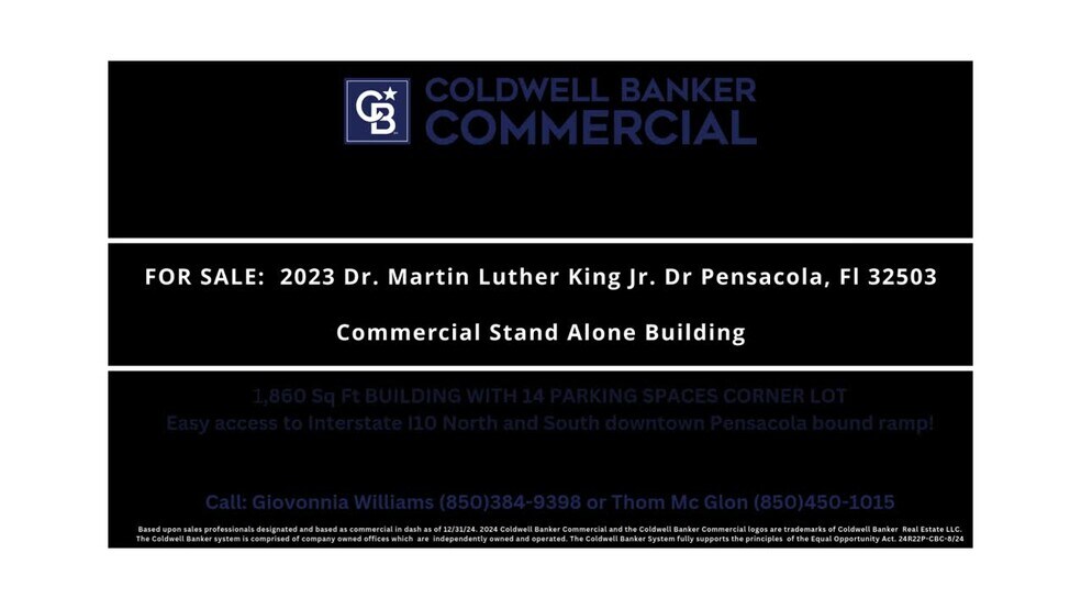 2023 Dr Martin Luther King Dr, Pensacola, FL à vendre - Vidéo sur l’inscription commerciale - Image 2 de 12