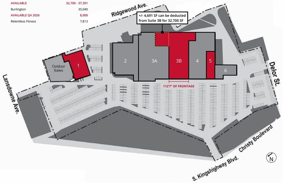 4928 Christy Blvd, Saint Louis, MO for lease - Site Plan - Image 2 of 2